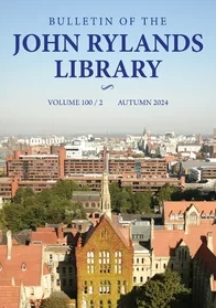 Bulletin of the John Rylands Library