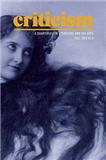 Criticism-A Quarterly for Literature and the Arts