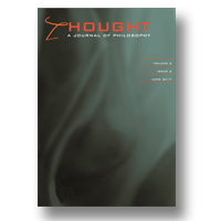 Thought-A Journal of Philosophy