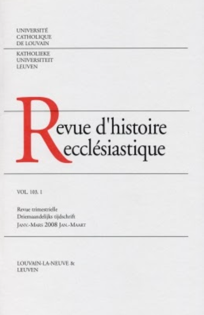 Revue D Histoire Ecclesiastique