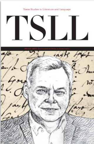 TEXAS STUDIES IN LITERATURE AND LANGUAGE