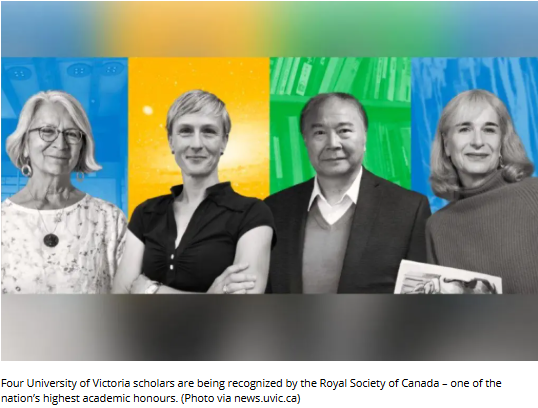 UVic professors receive ‘highest academic honours’ for their respective work